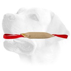 Training Jute Dog Bite Tug For Labrador With Two Handles