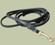 Leather Puppy Leash-3/8 inch leash for Labrador