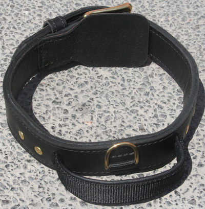 Best leather dog collar with handle