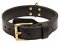 Handcrafted 2 Ply Leather Agitation Labrador Collar
