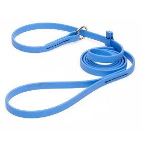 Solid Blue Biothane Labrador Leash and Collar Combo