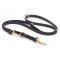 Multipurpose Black Biothane Labrador Leash for over 7 Different Activities