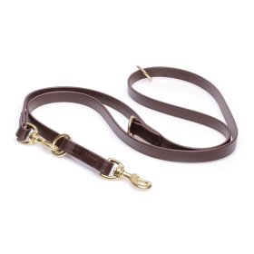 Multipurpose Brown Biothane Labrador Leash for over 7 Different Activities