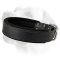 Extra Wide Padded Leather Collar For Labrador