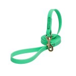 Green Waterproof Labrador Leash Made of Biothane
