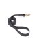 Black Waterproof Labrador Leash Made of Biothane