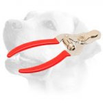 Dog Nail Trimmer with Vinyl Handles and Stop