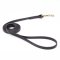 Black Biothane Labrador Leash for Walking, Tracking
