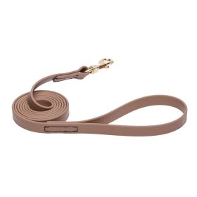 Khaki Waterproof Labrador Leash Made of Biothane
