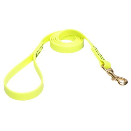 Yellow Waterproof Labrador Leash Made of Biothane
