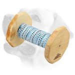 SCHUTZHUND TRAINING DUMBBELL with French Linen cover 650G