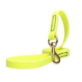 Yellow Waterproof Labrador Leash Made of Biothane