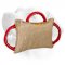 Training Jute Labrador Bite Pillow With Handles