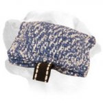 Pocket Size French Linen Labrador Bite Tug For Training