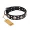 "Smart Geometry" FDT Artisan Studded Leather Labrador Collar