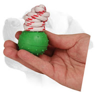 2 inch (5 cm) Dotted Rubber Dog Ball for Water Training and Playing