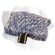 Pocket Size French Linen Labrador Bite Tug For Training