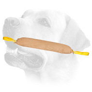 Leather Huge Bite Tug with 2 Handles for Labrador Training