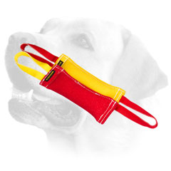 French Linen Dog Bite Tug For Labrador 