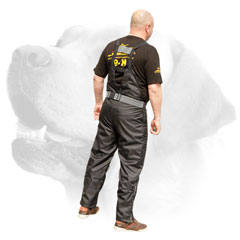 Nylon scratch pants     for safe Labrador training