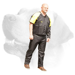 Protection scratch pants     and jacket for Labrador training