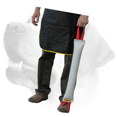 Labrador tug made of real fire hose with two handles