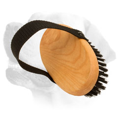 Labrador bristle brush with     nylon handle