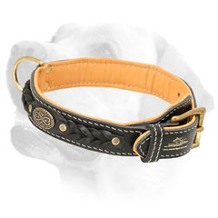 Soft Leather Labrador Collar