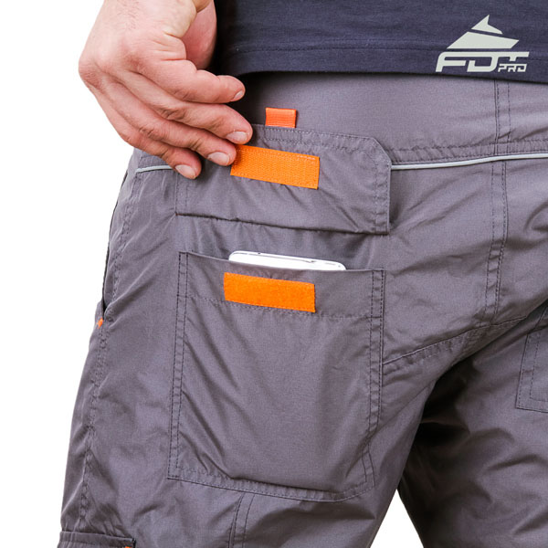 Convenient Design FDT Pro Pants with Strong Back Pockets for Dog Training