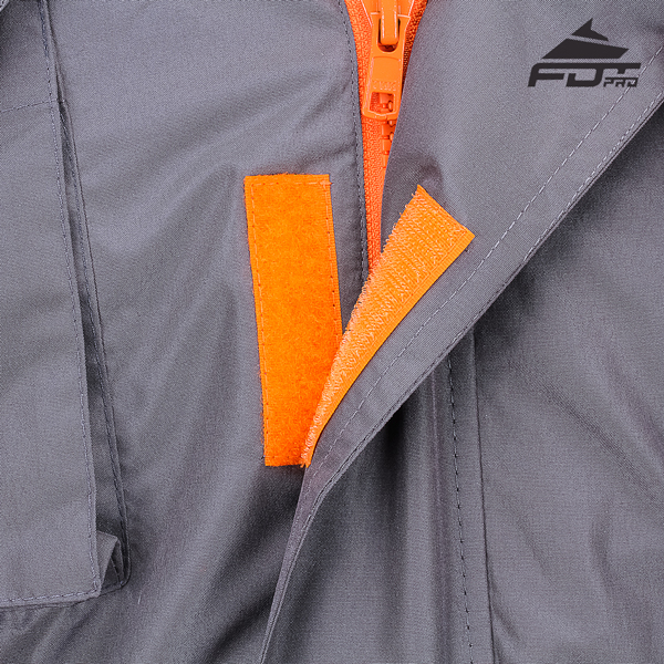 Strong Velcro Fastening on Dog Tracking Jacket for Everyday Use