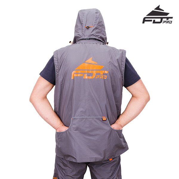 Top Notch Dog Training Suit of Grey Color from FDT Pro Wear