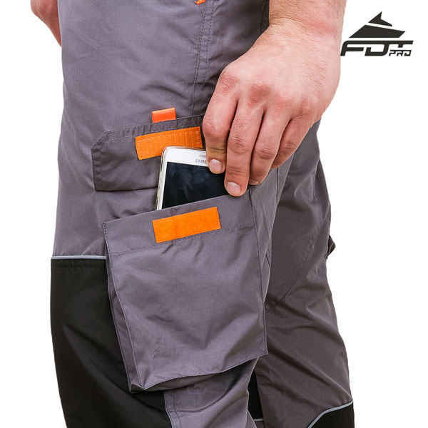 Strong Pants with Back Pockets on Velcro fastener