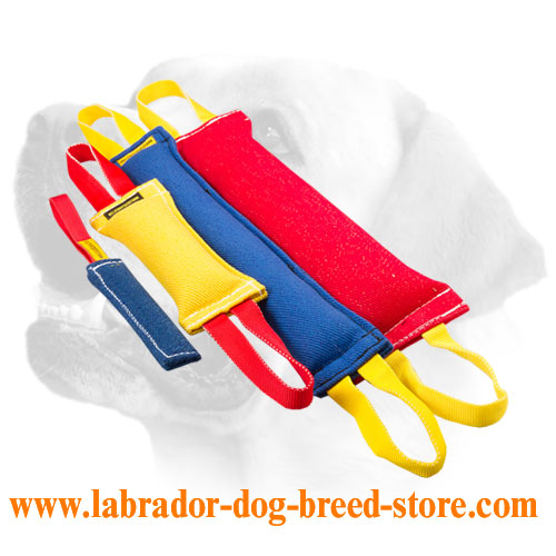 Hypoallergenic French Linen Labrador Bite Tugs