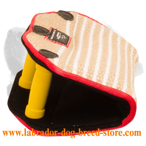 Puppy and Young Labrador Bite Builder made of Jute