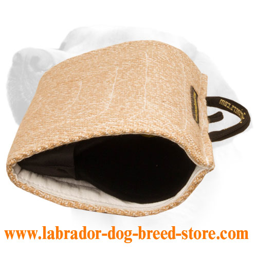 Labrador Jute Bite Builder for Dog Bite Grip Training