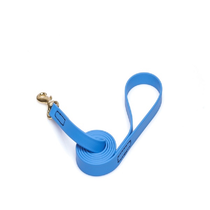 Blue Waterproof Labrador Leash Made of Biothane