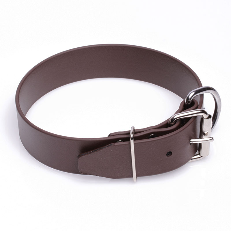 Extra Wide Brown Biothane Labrador Collar